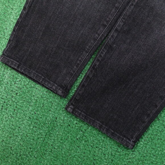 NWT ANA A NEW APPROACH HIGH RISE STRAIGHT BLACK DENIM JEANS WOMENS 20W 20 NEW! - Picture 5 of 9